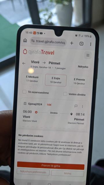 Busfahrplan Albanien und Montenegro